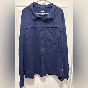 REl Co-op Men's Sahara Long-Sleeve
Solid Shirt, Navy, size XL